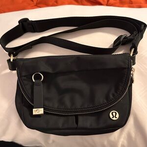 lululemon athletica Classic Black Crossbody Bag